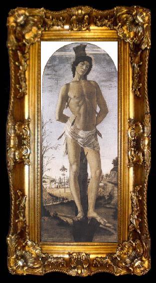 framed  Sandro Botticelli St Sebastian (mk36), ta009-2
